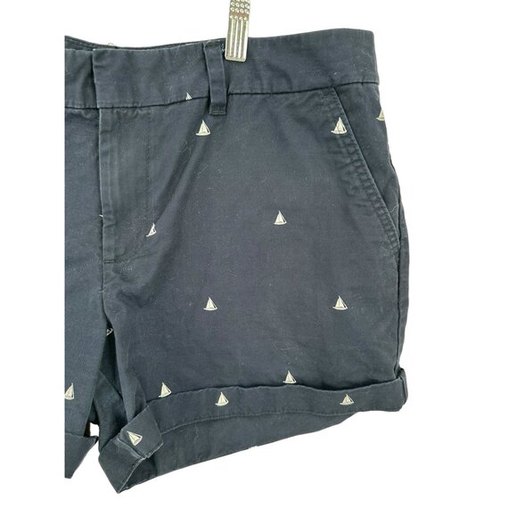 Tommy Hilfiger Shorts Women‎ Size 12 Sailboats Nautical Beach Casual Vacation - Picture 6 of 10